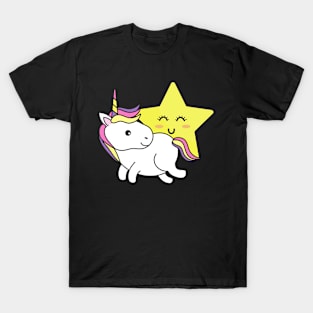 Unicorn and the star T-Shirt